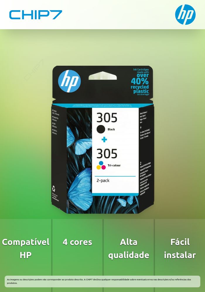 PACK TINTA HP 305 CMYK