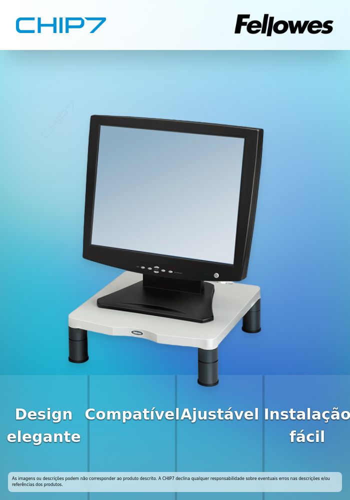 SOPORTE MONITOR ESTANDAR PLATEADO