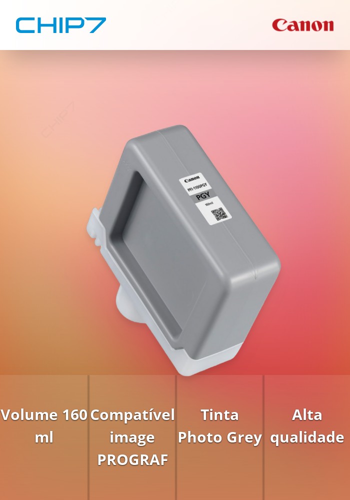 PFI-1100 de 160 ml Photo Grey