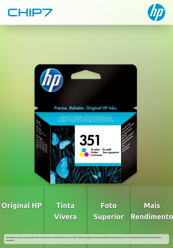 HP 351 Ink tri-colour Vivera