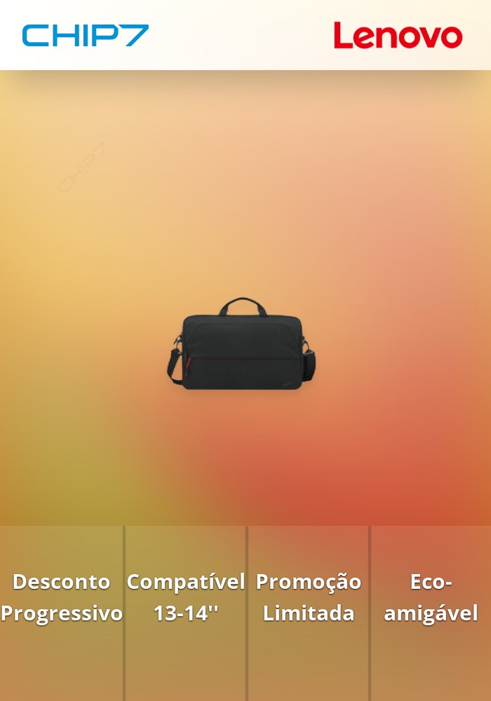 ThinkPad Essential 13-14-inch Slim Topload（Eco)  - Quanto mais comprar, maior é o desconto ! - válido p/ unidades faturadas até 29 de março ou fim de stock