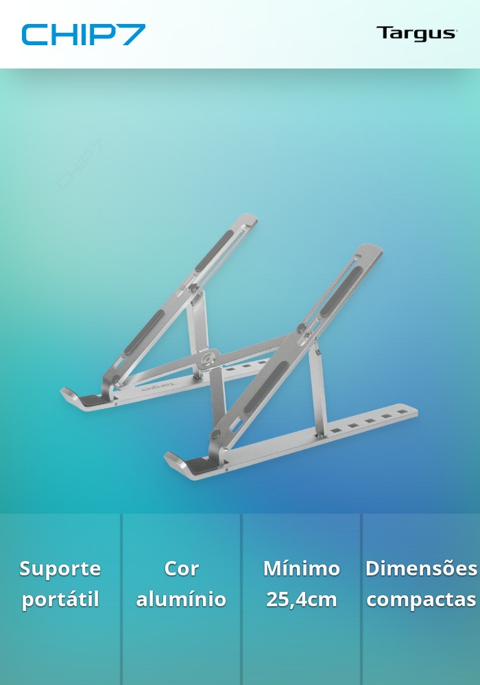 TARGUS BASE P/PORTATIL ALUMINIO DOBRAVEL C/ BOLSA #PROMO 2024#
