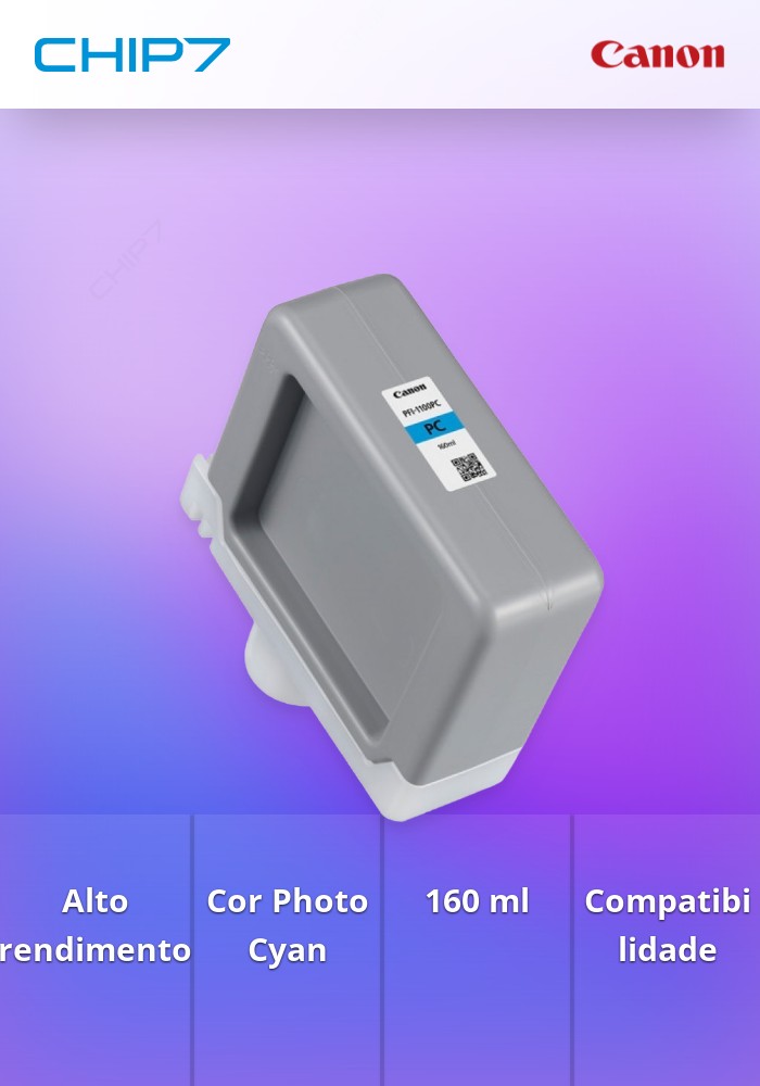 PFI-1100 de 160 ml Photo Cyan