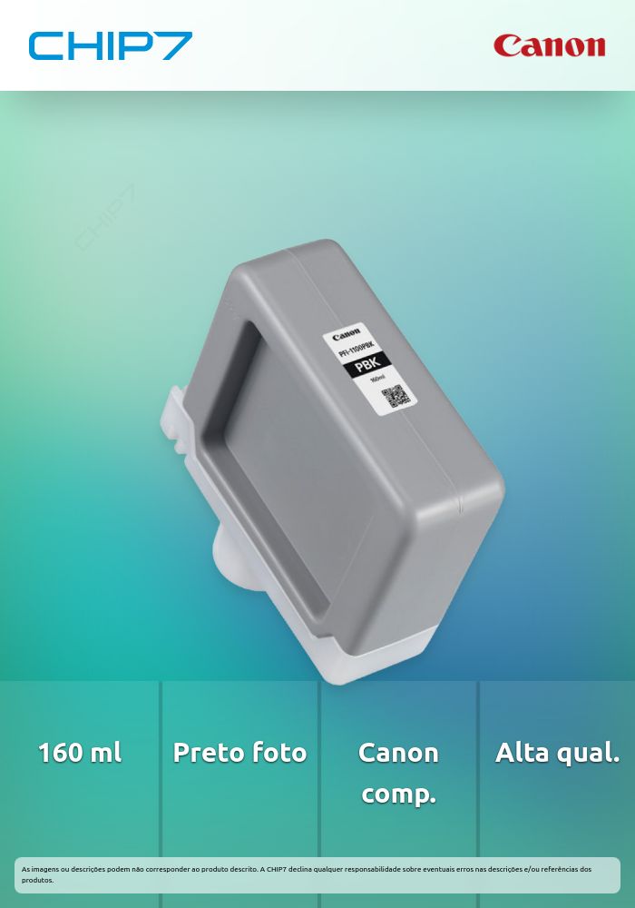 PFI-1100 de 160 ml Photo Black
