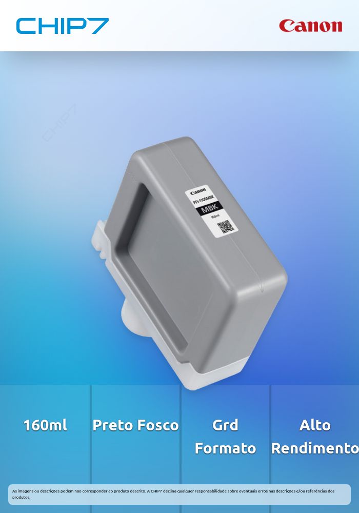 PFI-1100 de 160 ml Matte Black