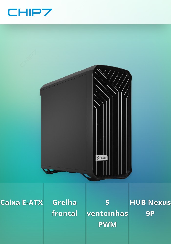 Caixa E-ATX Fractal Design Torrent Black
