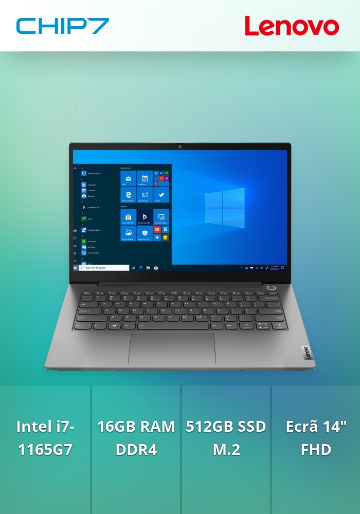 Lenovo ThinkBook 14 G2 ITL, Intel Core i7-1165G7, 16GB, 512GB SSD
