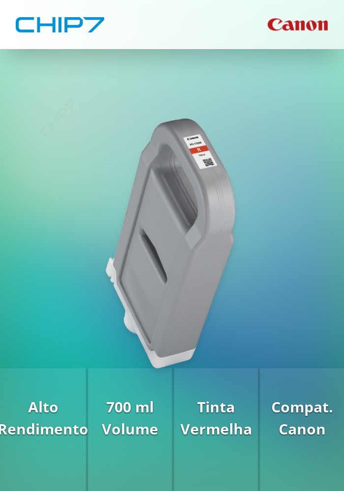 PFI-1700 de 700 ml Red