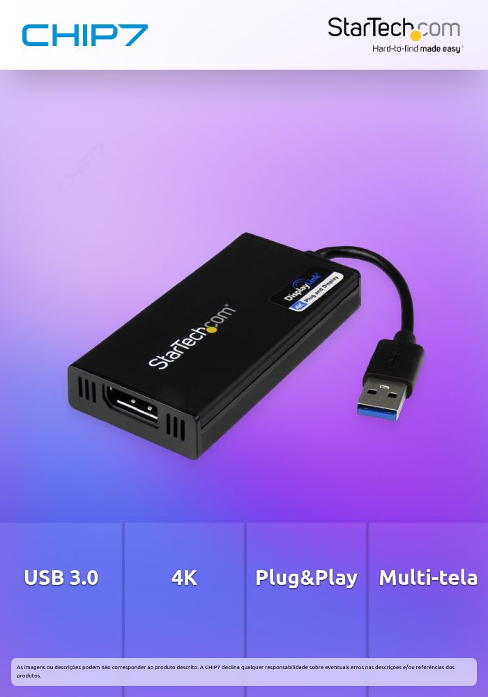 ADAPTADOR USB 3 A DISPLAYPORT