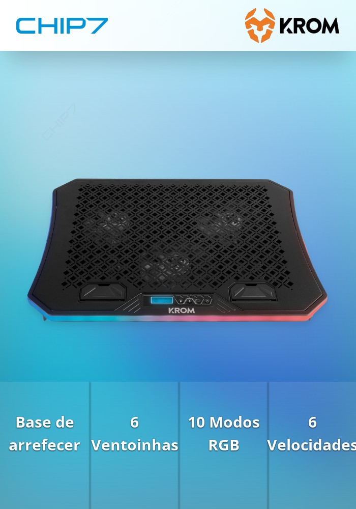 Base Krom Kooler RGB Laptop Cooling 19