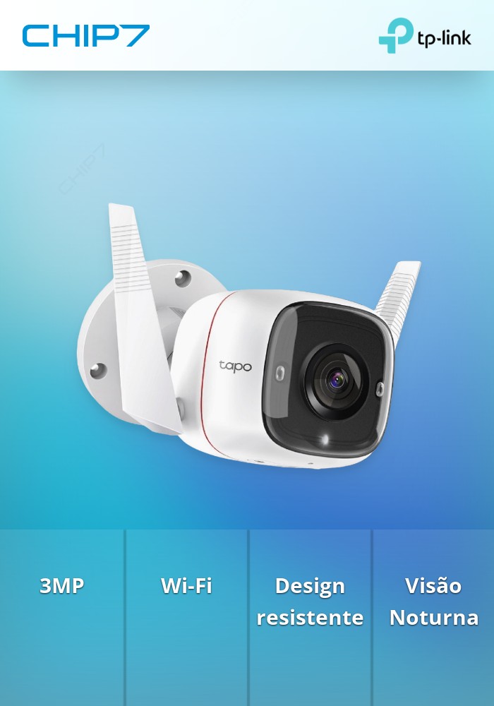 CAMARA IP WI-FI OUTDOOR 3MP TAPO TC65 TP-LINK
