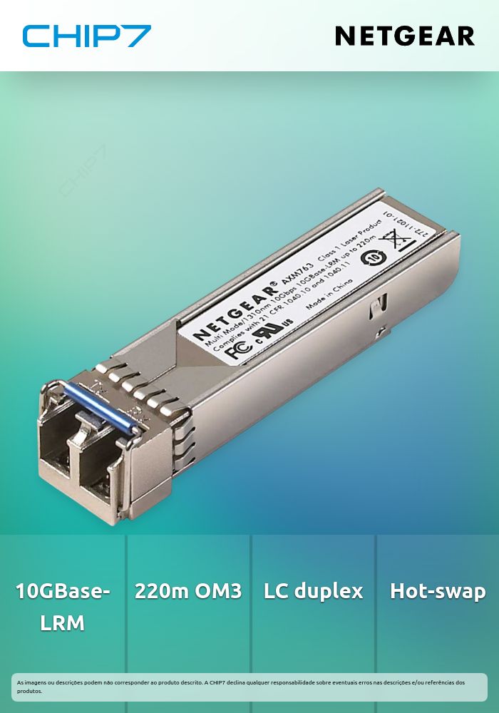 Módulo Transceptor de Rede NETGEAR AXM763
