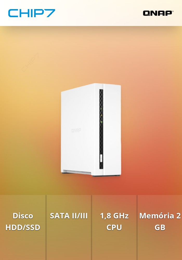QNAP TS-133 - Servidor NAS - SATA 6Gb/s - RAM 2 GB - Gigabit Ethernet