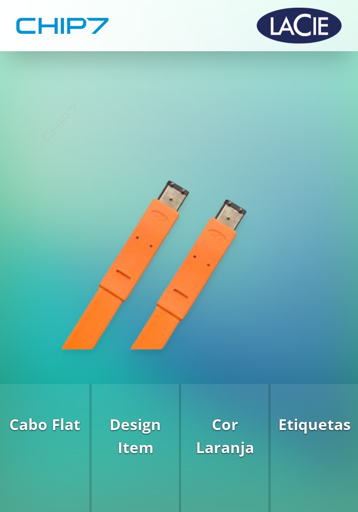 LaCie - Flat cable FW400-FW400 (1.2 m)