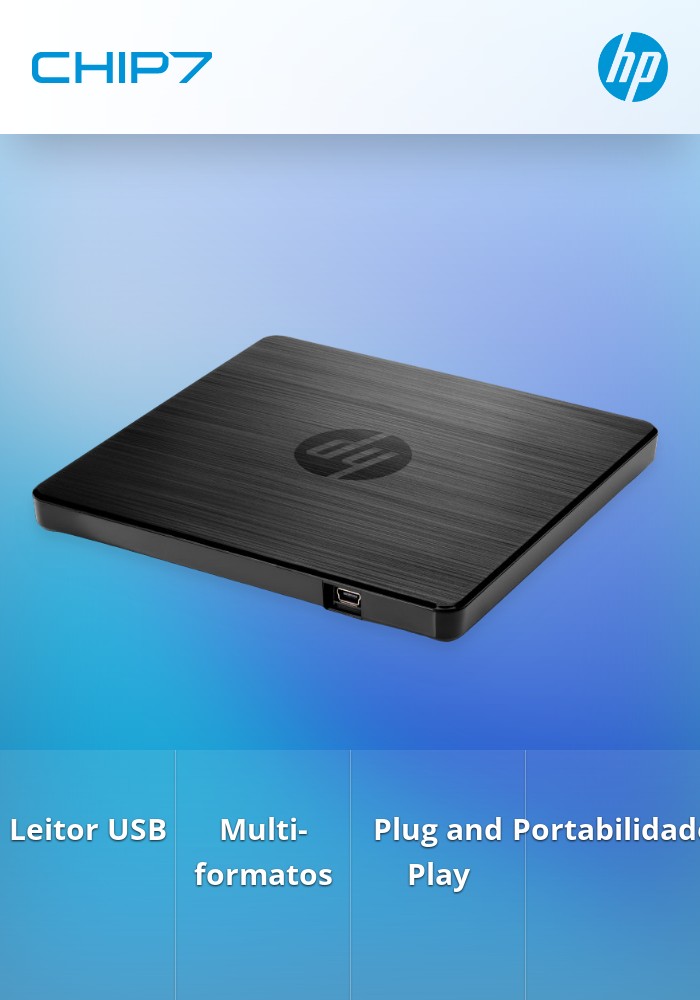 USB External DVDRW drive   - válido p/ unid faturadas até 31 de janeiro ou fim de stock