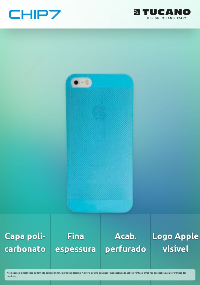 Tucano - Tela iPhone 5/5s/SE (sky blue)