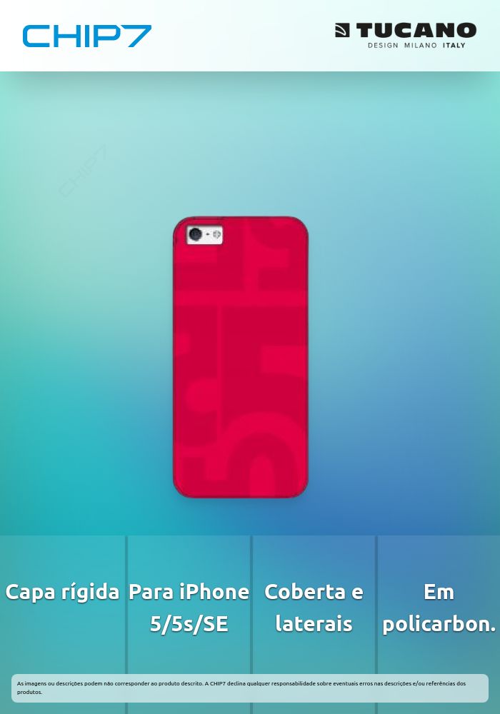 Tucano - Cinque by Leo iPhone 5/5s/SE (grey)