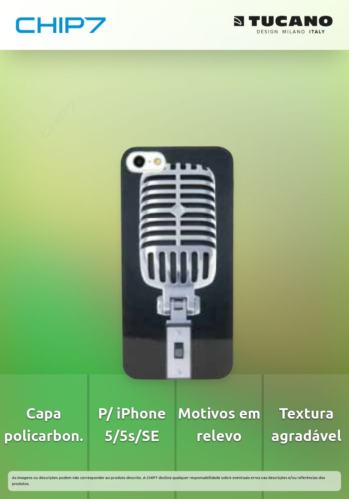 Tucano - Delikatessen iPhone 5/5s/SE (microphone)