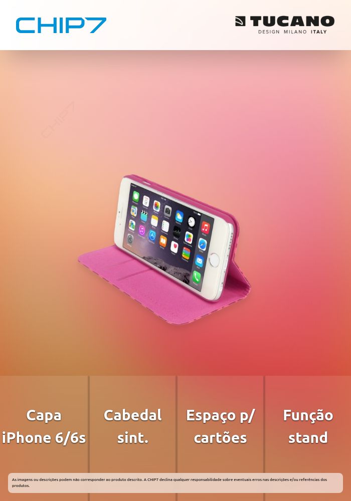 Tucano - Libro Zigzag iPhone 6/6s (red)