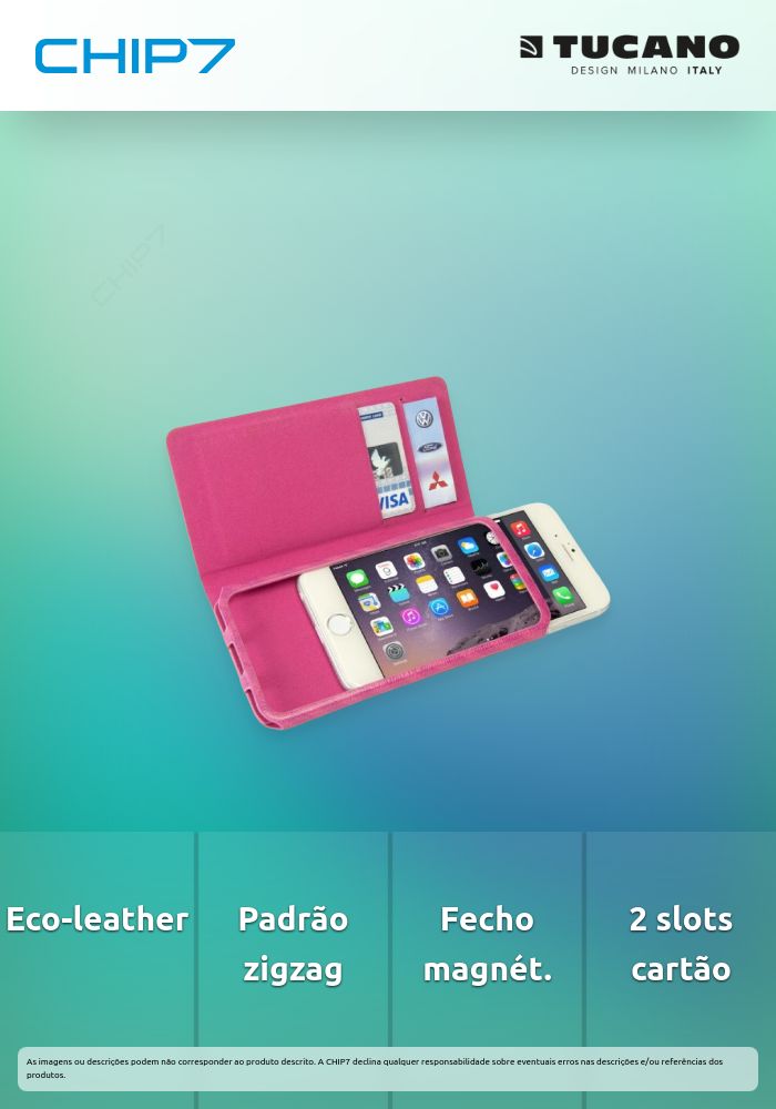 Tucano - Leggero Zigzag iPhone 6/6s (fucsia)