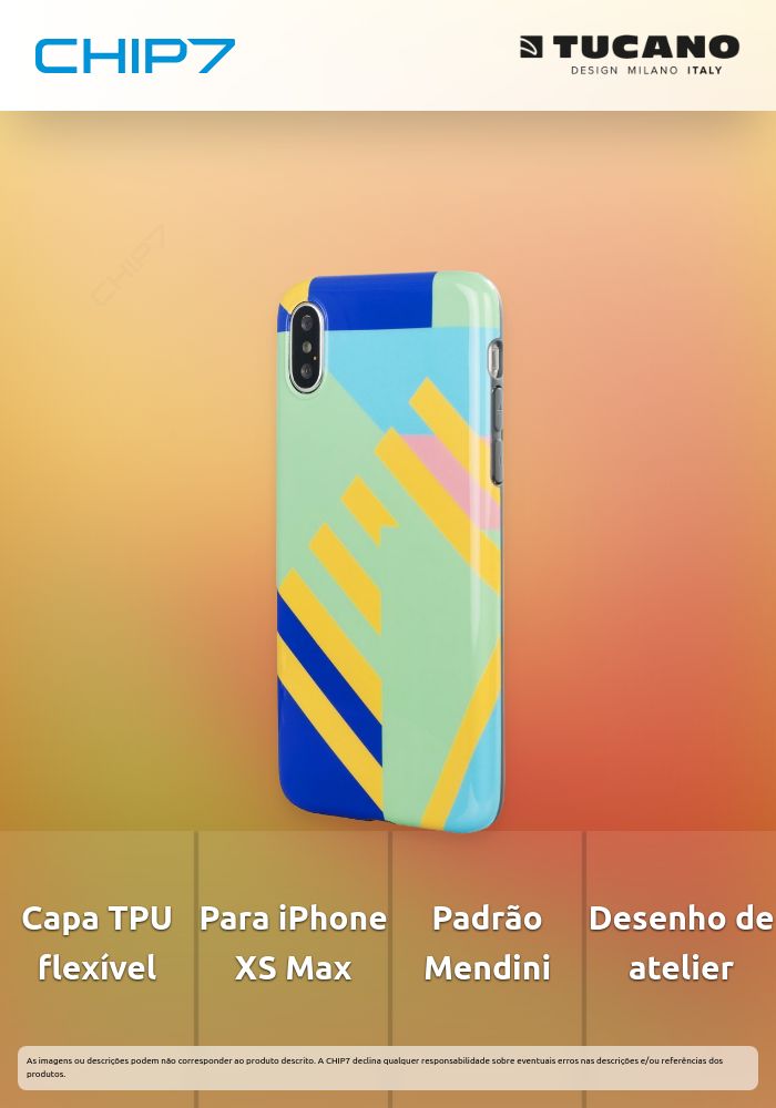 Tucano - Mendini Shake iPhone XS Max (blue)