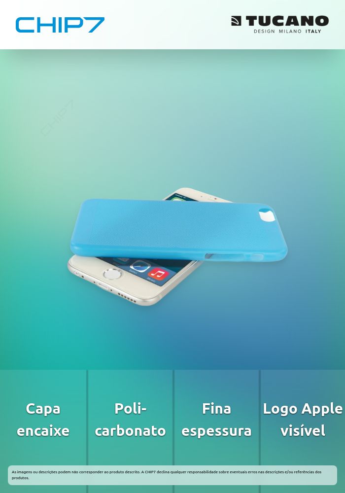 Tucano - Tela iPhone 6/6s (sky blue)