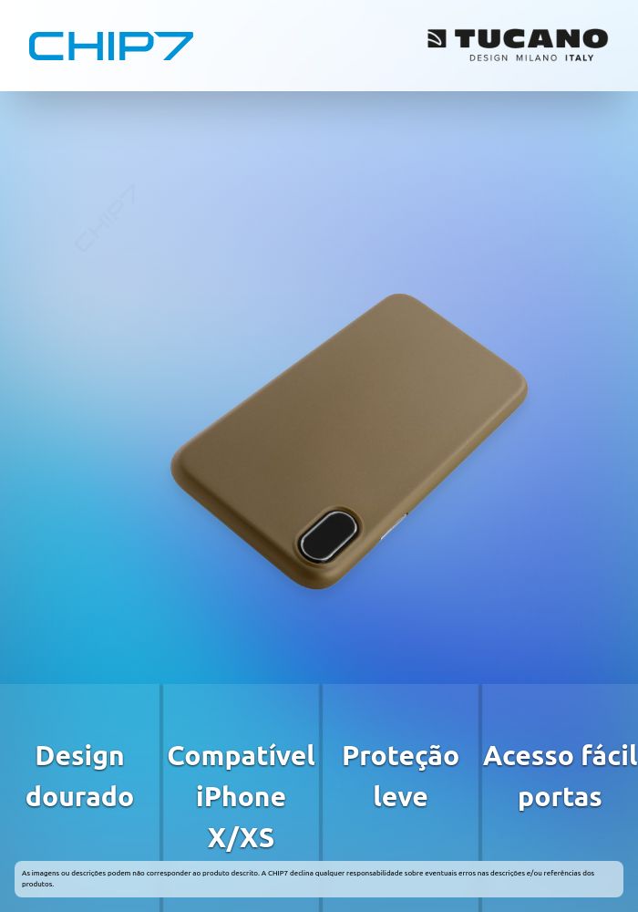Tucano - Nuvola iPhone X/XS (gold)