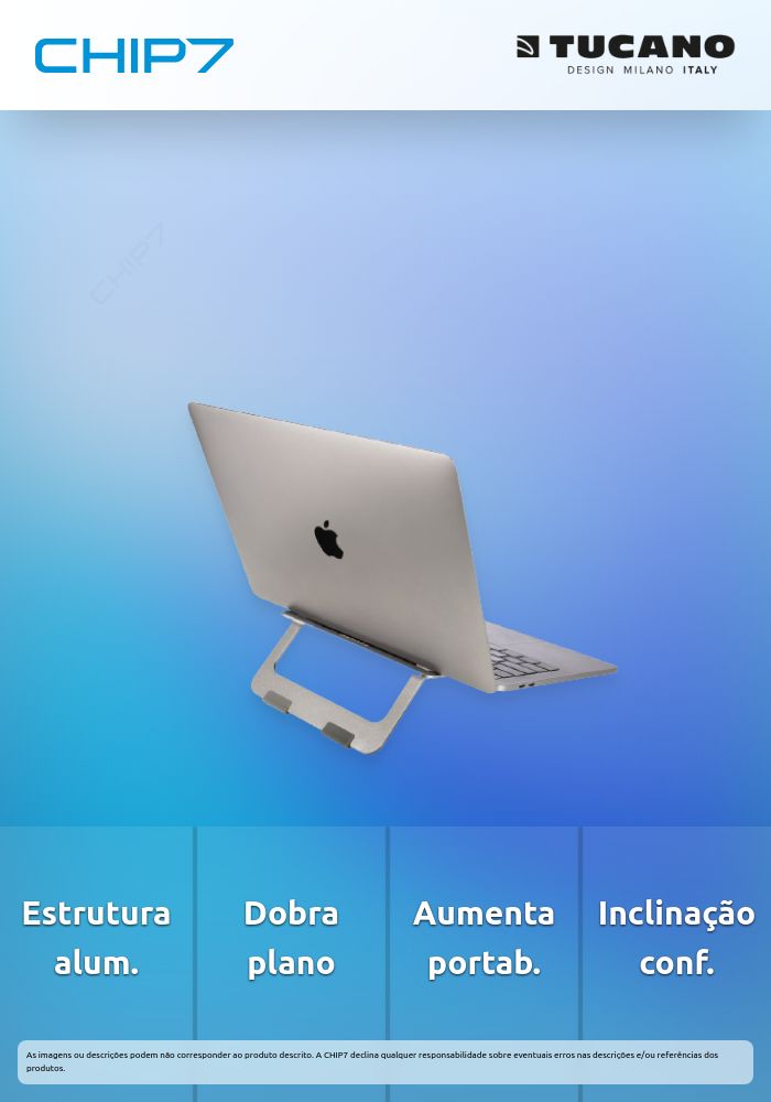 Tucano - Aluminum Laptop Stand (dark grey)