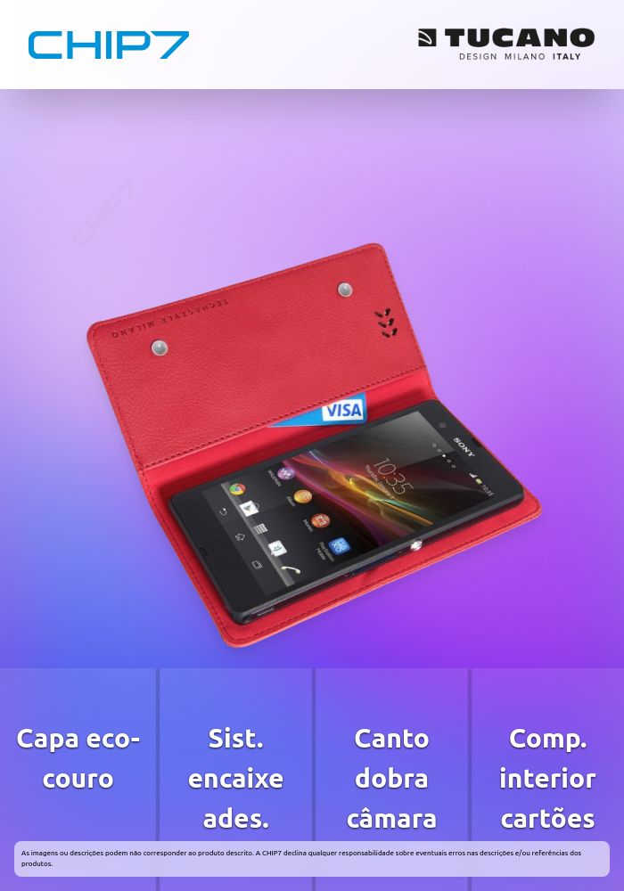 Tucano - Tape universal case L (red)