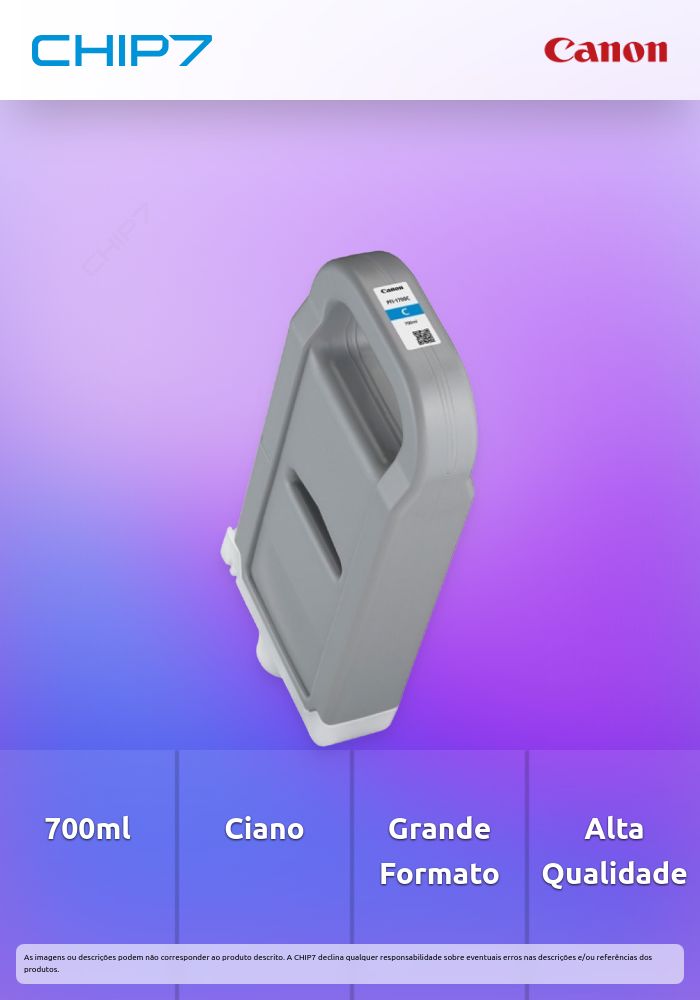 PFI-1700 de 700 ml Cyan