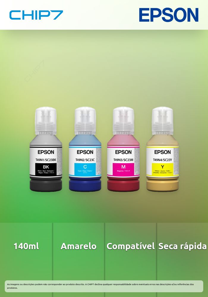 SC-T3100x Yellow 140ml T49H