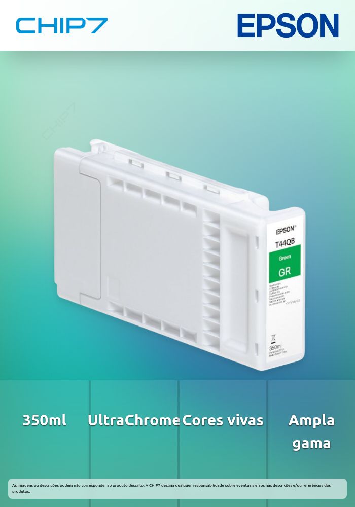 Singlepack Green T44QB40 UltraChrome PRO 12 350ml