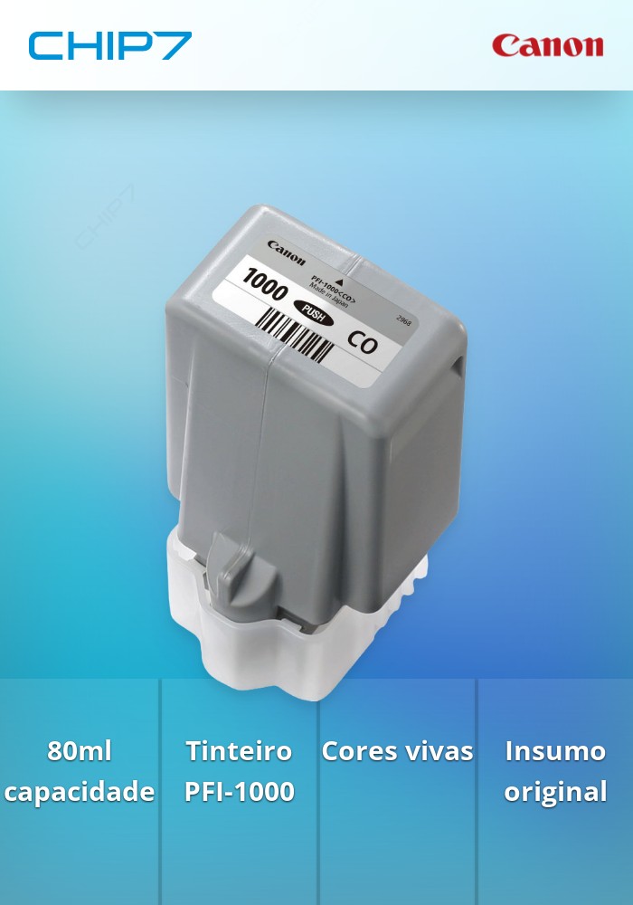 Tinteiro PFI-1000 de 80 ml CO