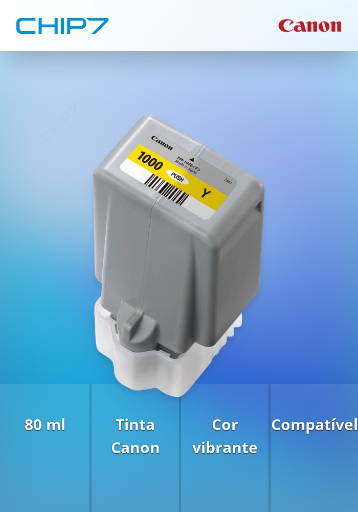Tinteiro PFI-1000 de 80 ml Y