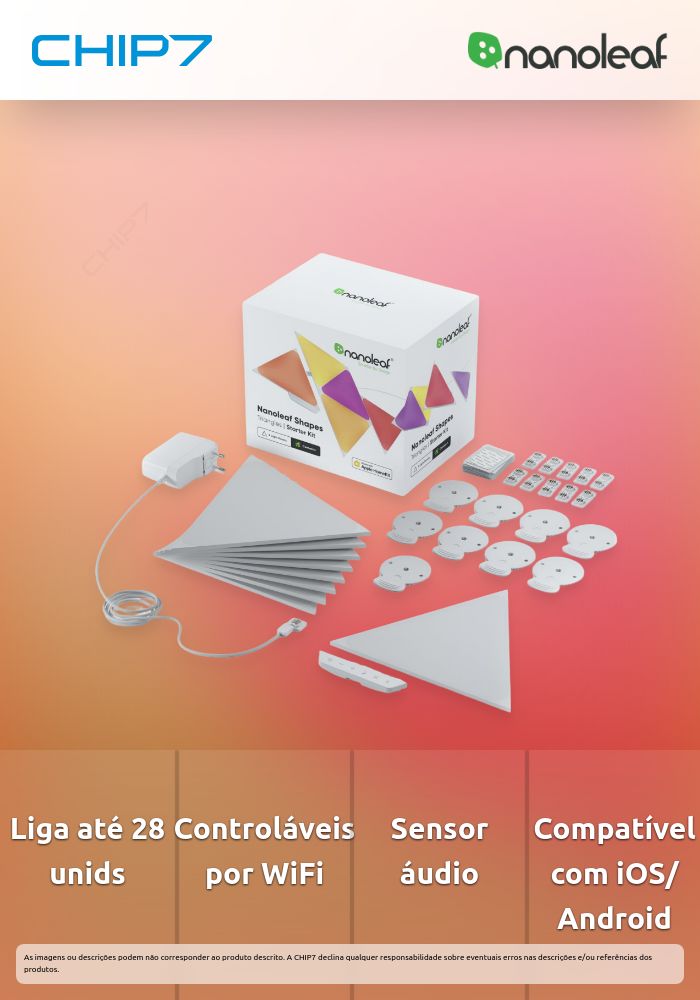 Nanoleaf - Shapes Triangles Kit  (starter+9 panels)
