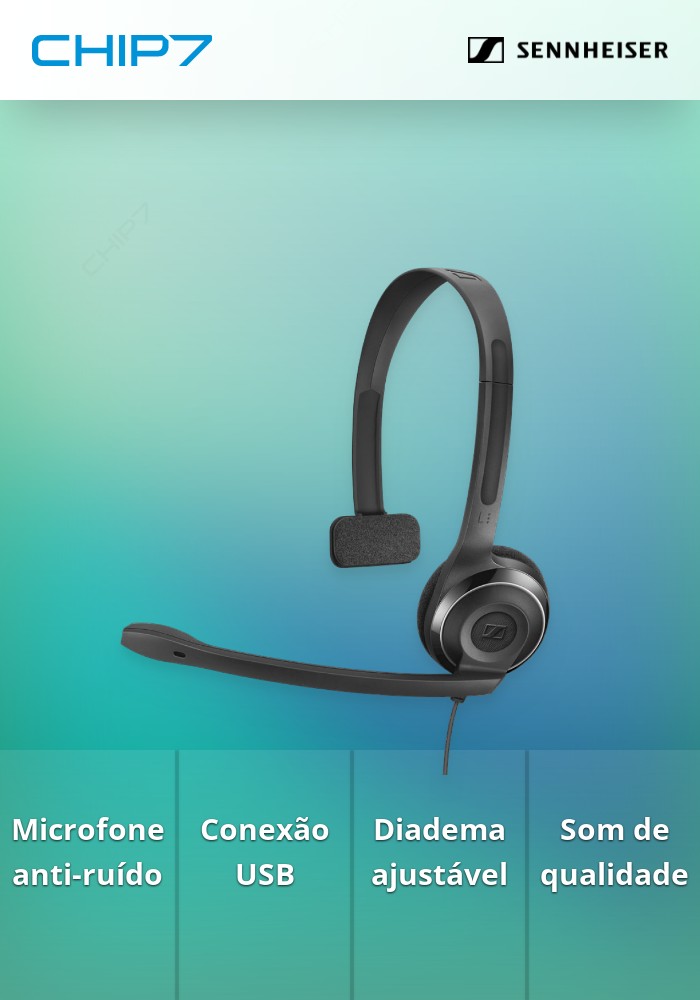 PC 7 USB MICROAURICULAR DIADEMA USB