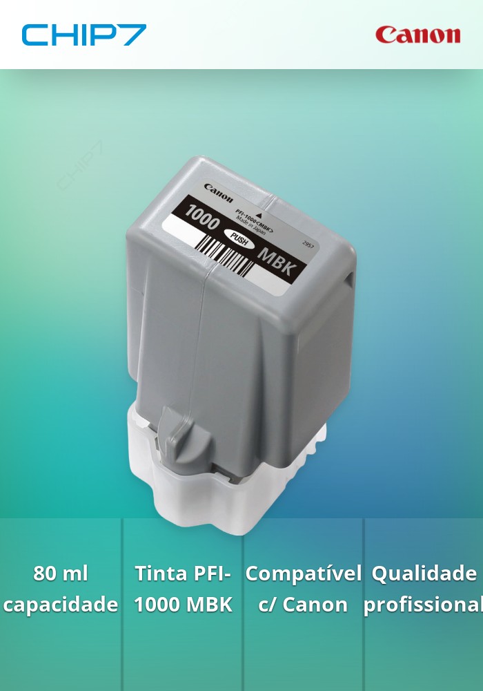 Tinteiro PFI-1000 de 80 ml MBK