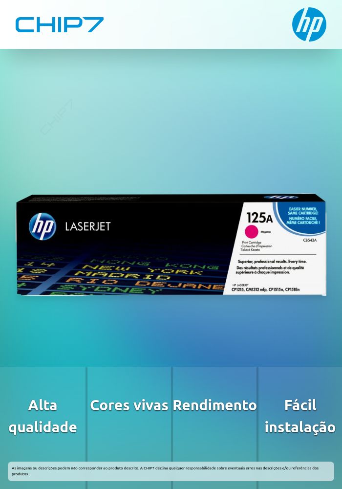 HP Color LaserJet CB543A Magenta Print Cartridge with ColorSphere Toner