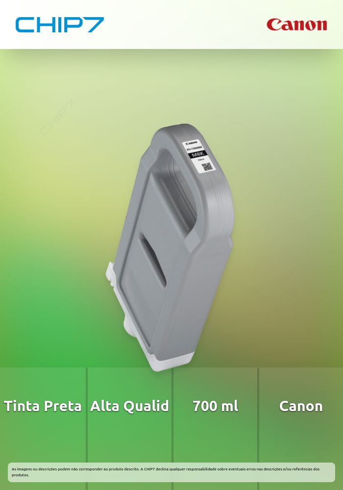 PFI-1700 de 700 ml Matte Black