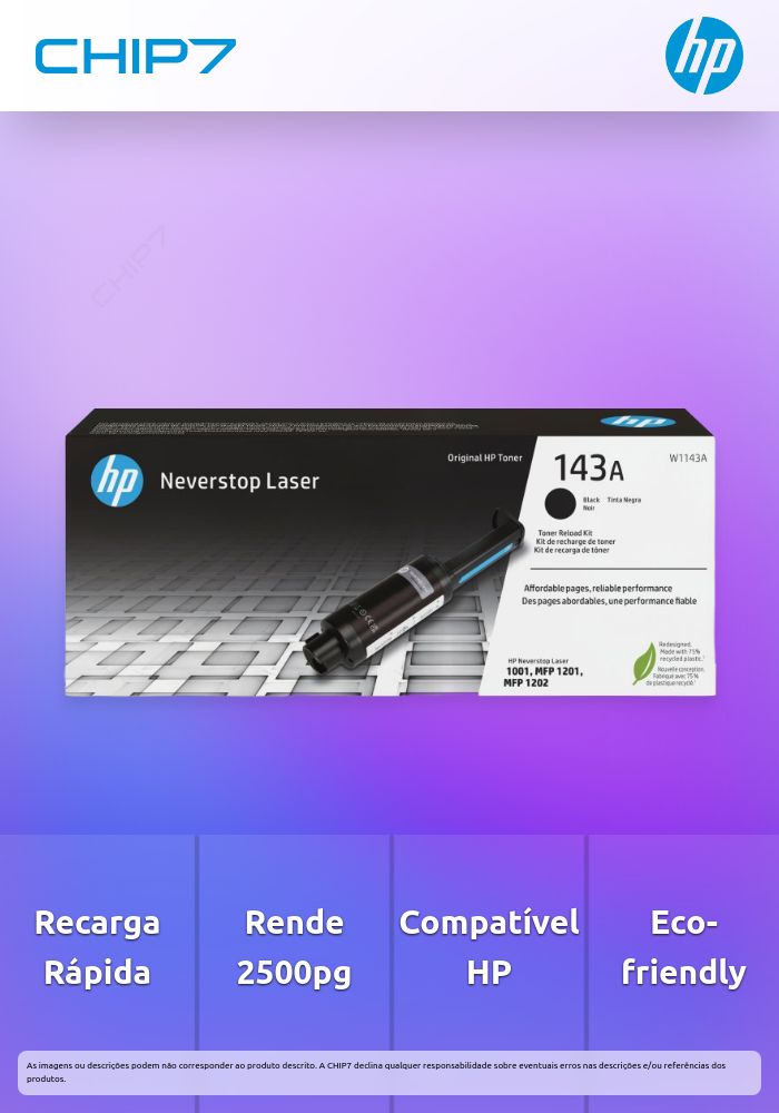 HP 143A Neverstop Toner Reload Kit