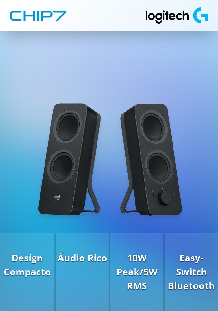 Colunas 2.0 Logitech Z-207