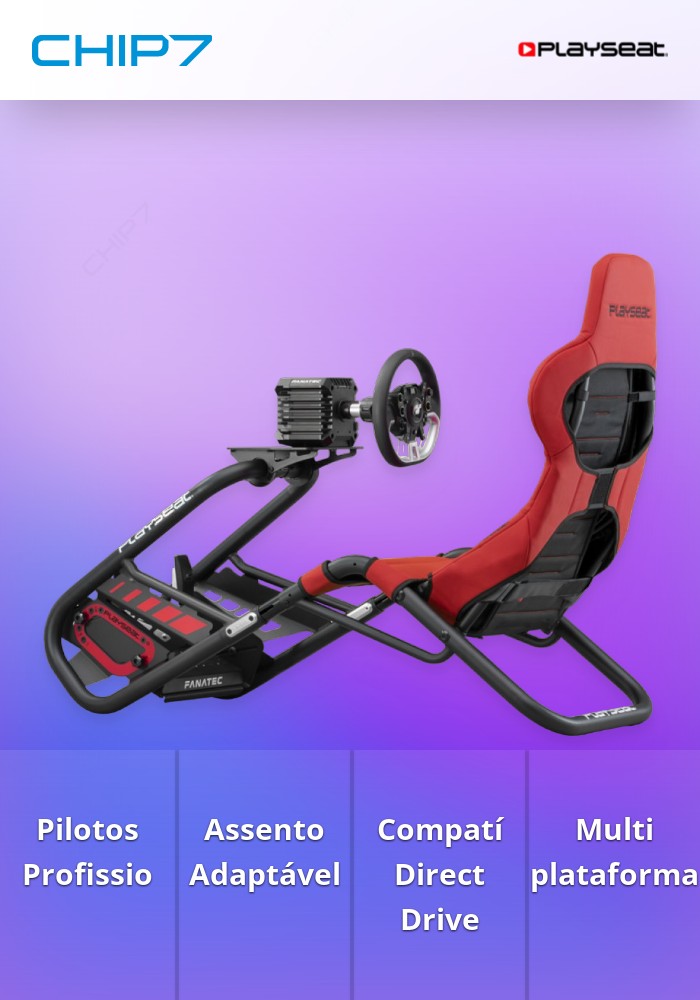 Cadeira Playseat® Trophy Vermelha