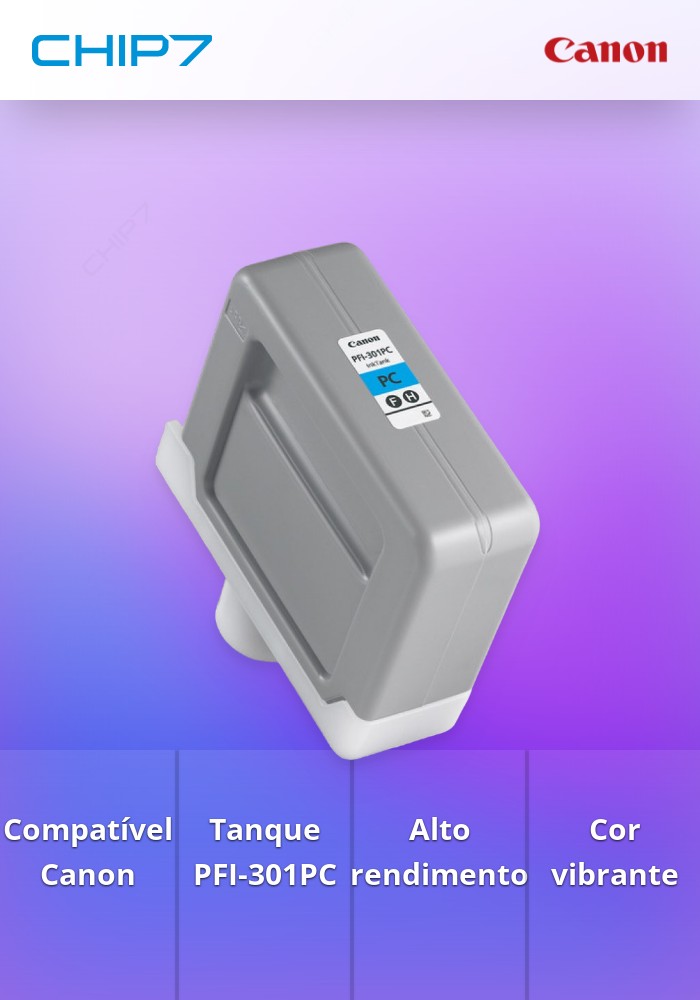 Ink tank ( photo cyan ) PFI-301PC Photo Cyan