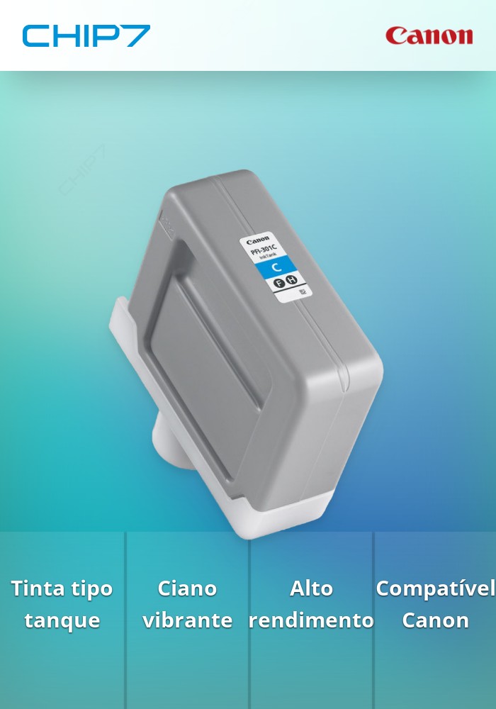 Ink tank ( cyan ) PFI-301C Cyan