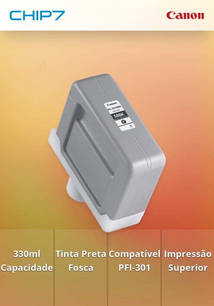 Ink tank 330 ml (matte black) PFI-301MBK