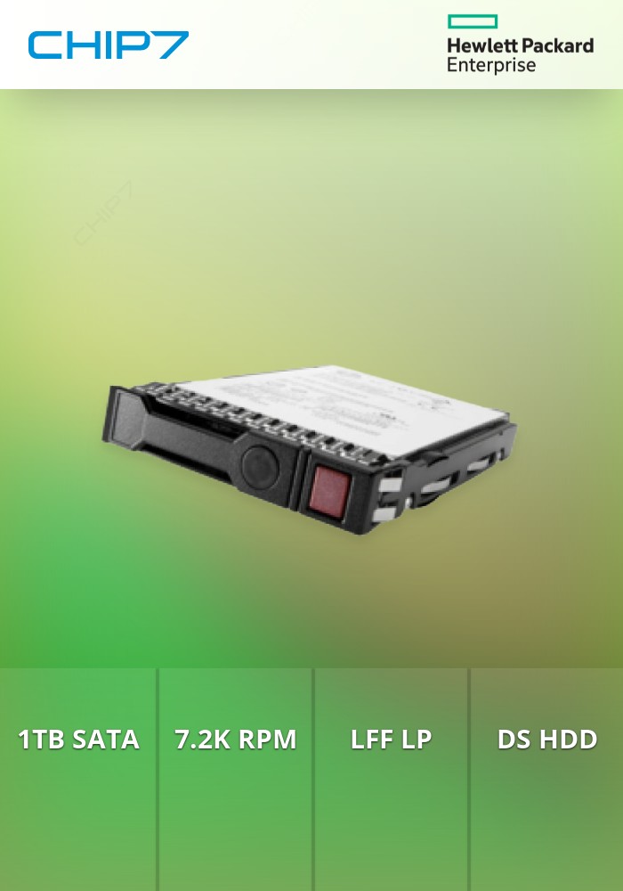 HPE Midline - Disco rígido - 1 TB - intercambiável a quente - Perfil Baixo LFF de 3,5