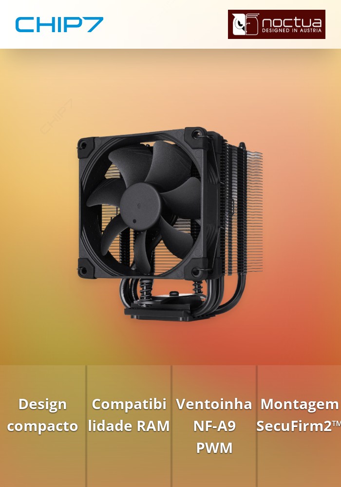 Noctua NH-U9S Chromax Black - Cooler CPU