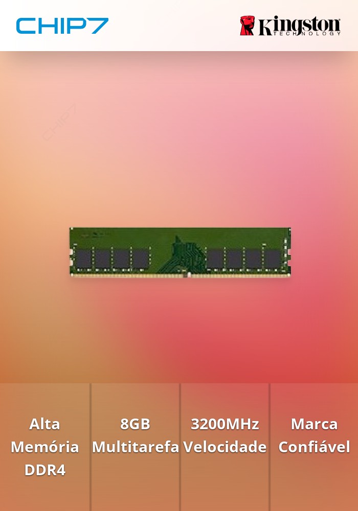 8GB RAM Kingston DDR4 3200MHZ MODULE