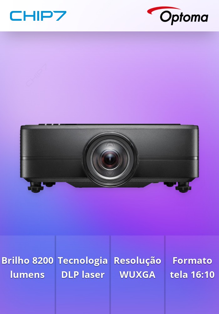 Optoma ZU920TST - Projector DLP - laser - 3D - 8200 lumens ANSI - WUXGA (1920 x 1200) - 16:10