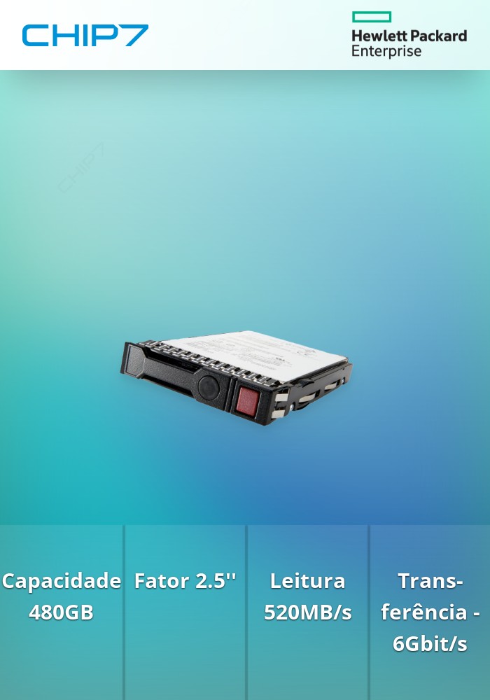 HPE - SSD - Read Intensive - 480 GB - intercambiável a quente - 2.5